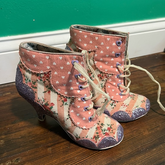 Irregular Choice Floral Dolly Boot - Picture 3 of 6